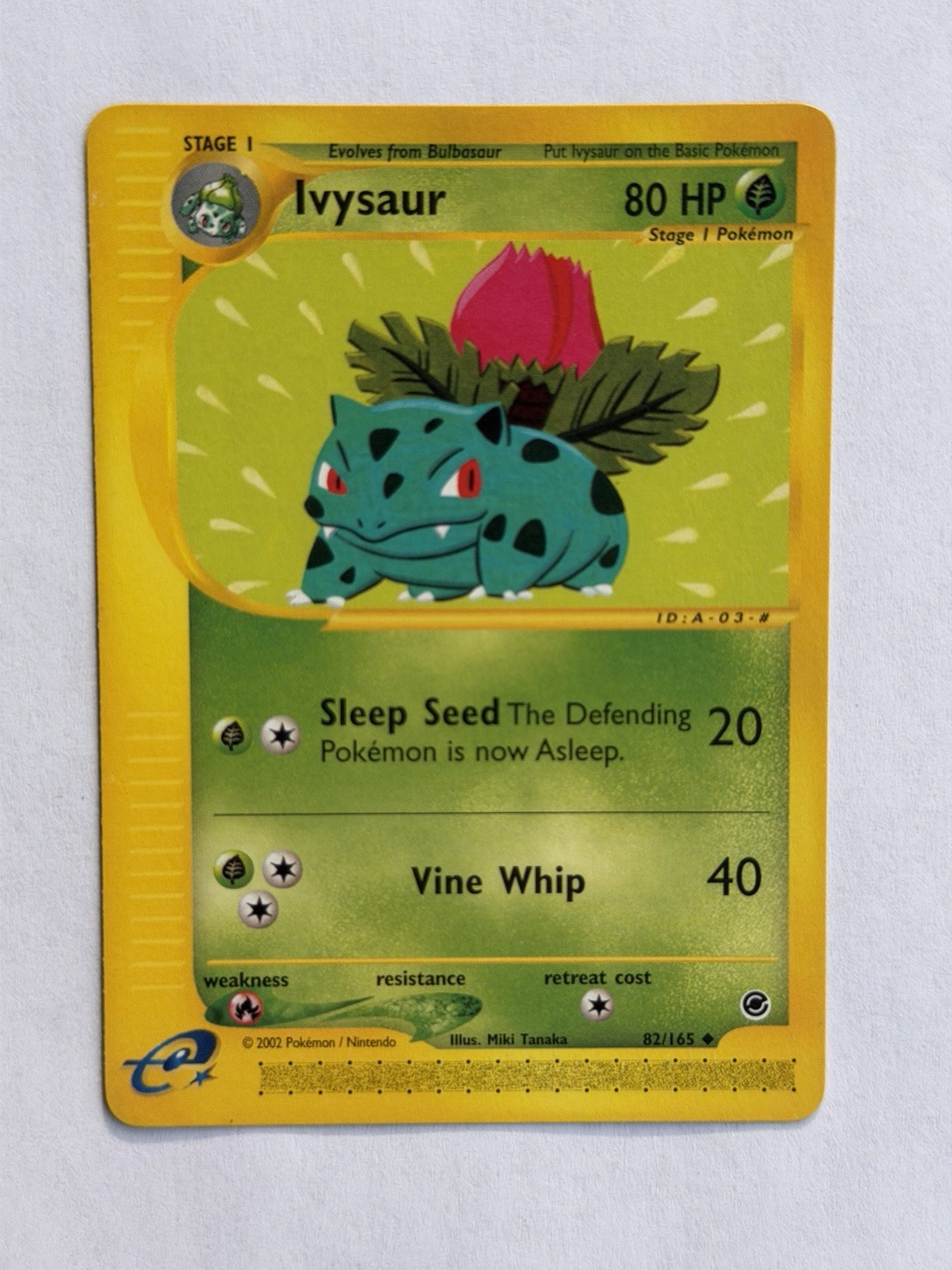 Ivysaur - 82/165 Expedition 2002 - E-Reader WOTC - Pokemon TCG