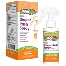 Diaper Rash Cream Spray for Baby, Travel Friendly No-Rub Touch Free Applicati...