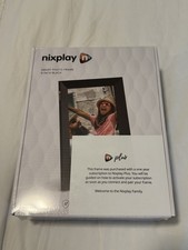 Nixplay Smart Photo Frame 8 HD Video Clips Control From App Compatible SEALED