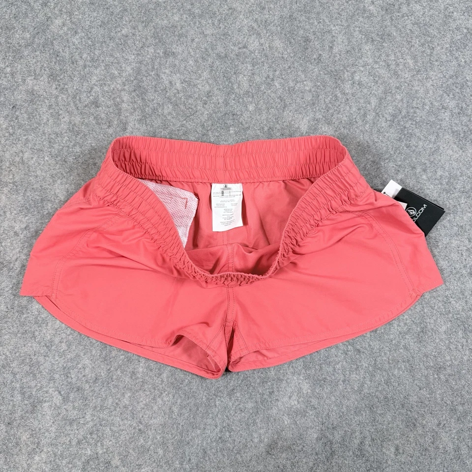 Volcom Activewear Board Shorts Women's Size Large (Actual 34"x2.25") Coral Pink - Image 2 of 4