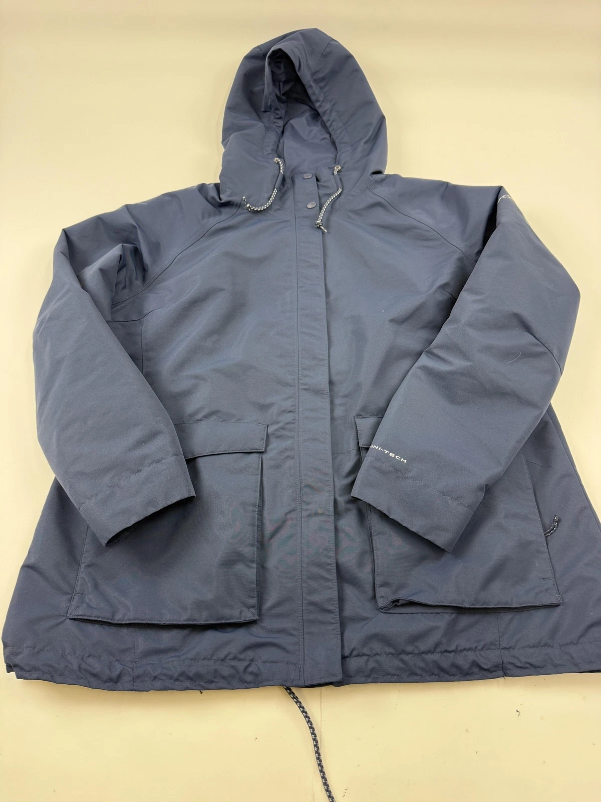 Columbia Jacket Womens 2XL Blue Omni-Tech Hooded Waterproof Parka Pockets
Opens in a new window or t