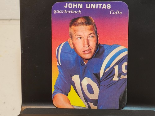 John Unitas #2 1970 Topps Glossy card