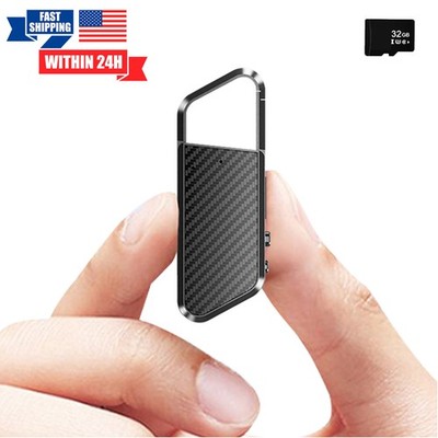 Mini Spy Hidden Audio Recorder Voice Activated Office Listening Device 128GB Su