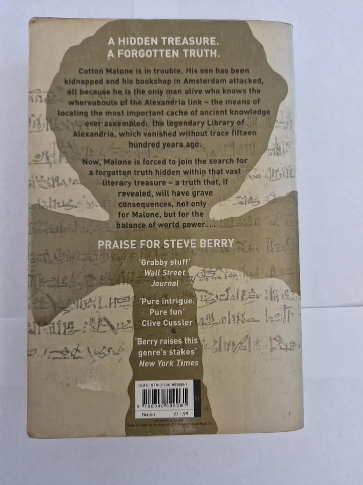 The Alexandria Link by Steve Berry (Paperback, 2007) Thriller, Mystery - Image 4 of 4