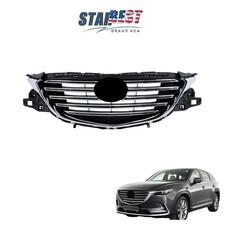 Suitable For Mazda Cx-9 Cx9 2016-2022 Complete Front Upper Grille Chrome Plastic