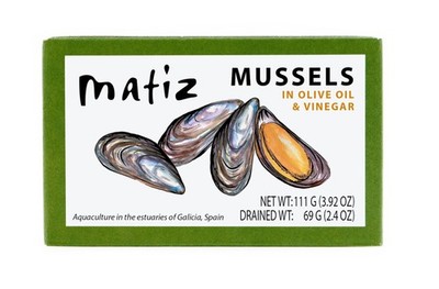 Matiz España Mussels in Extra Virgin Olive Oil & Apple Cider Vinegar | 3.92 o...