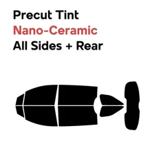 Precut Window Film Automotive Nano Ceramic DIY Tint for Toyota Sienna 2021-2025