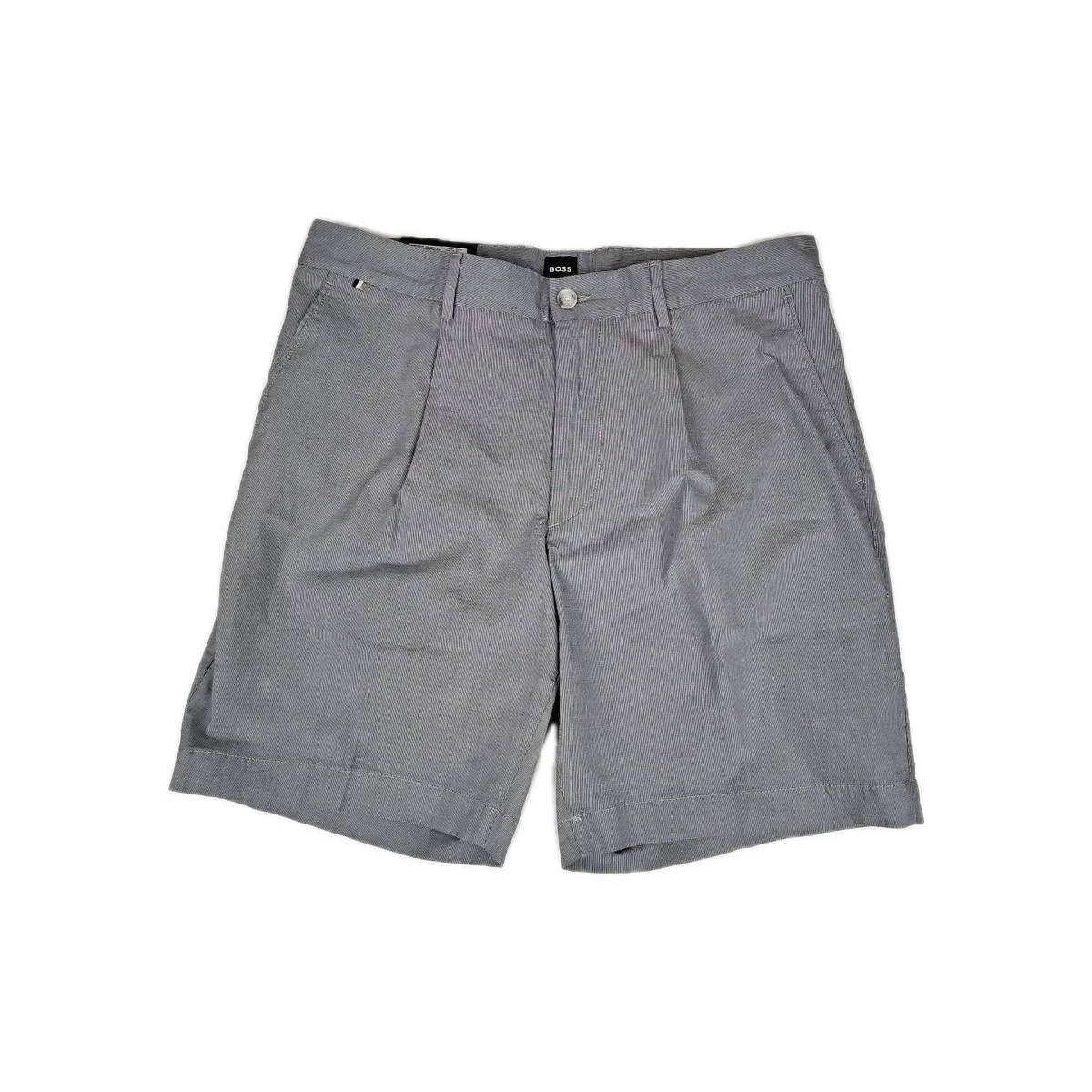 Short Décontracté Homme Hugo Boss Selian - Taille US 32 (IT 48) - 100% Coton - Coupe Classique Multicolore
