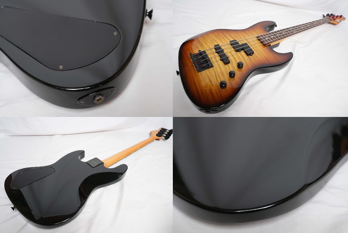 CHARVEL SDB-45 PJ Type Jazz Bass with Flame Maple Top 1990s Ship