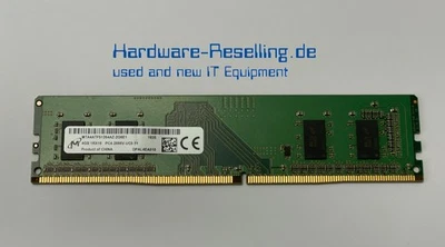 Micron DDR4 UDIMM 4GB 1Rx16 PC4-2666V Unbuffered 240-Pin MTA4ATF51264AZ-2G6E1 - Image 1 of 2