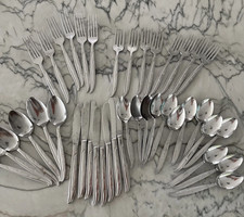 Vintage Atomic Flatware Starburst Japan 3 Sta...