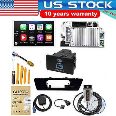 SYNC 2 to SYNC 3 V3.4 Upgrade Carplay Kit Fit for Ford Sync3 High Quality GPS US