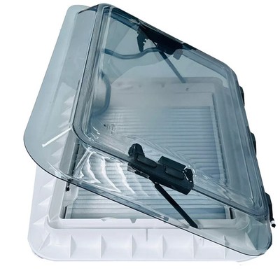 700x500mm Wohnmobil Sky Light LED Kristall Kuppel Dachentlüftung für Camper, Wohnwagen