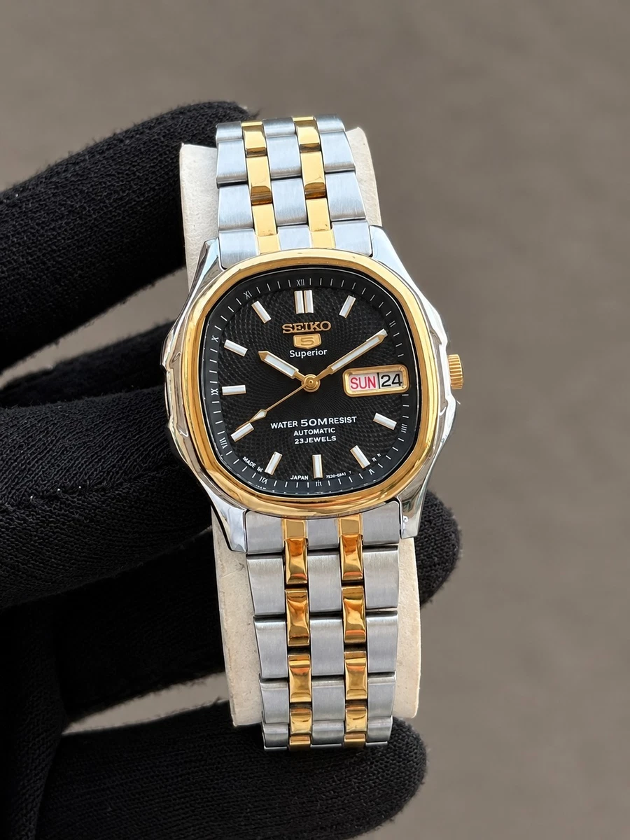 Preços baixos em Seiko 5 relógios mecânicos automáticos com 23