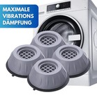 4x Schwingungsdämpfer Waschmaschine Vibrationsdämpfer Trockner Untergestell