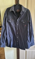 Forge FR Flame Resistant Workwear Pearl Snap Shirt Size XL