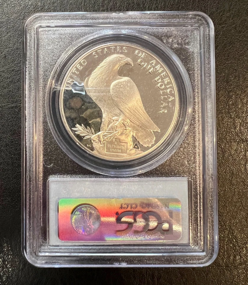 1984-S  $1 OLYMPIC SILVER DOLLAR (XXIII OLYMPIAD) PCGS PR69 DCAM  - Image 2 of 2