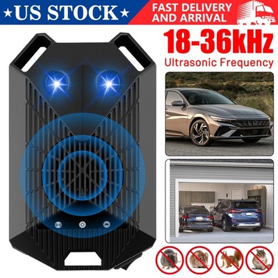 Ultrasonic Mouse Repeller Rat Rodent Deterrent For Car Home Engine Pest Control