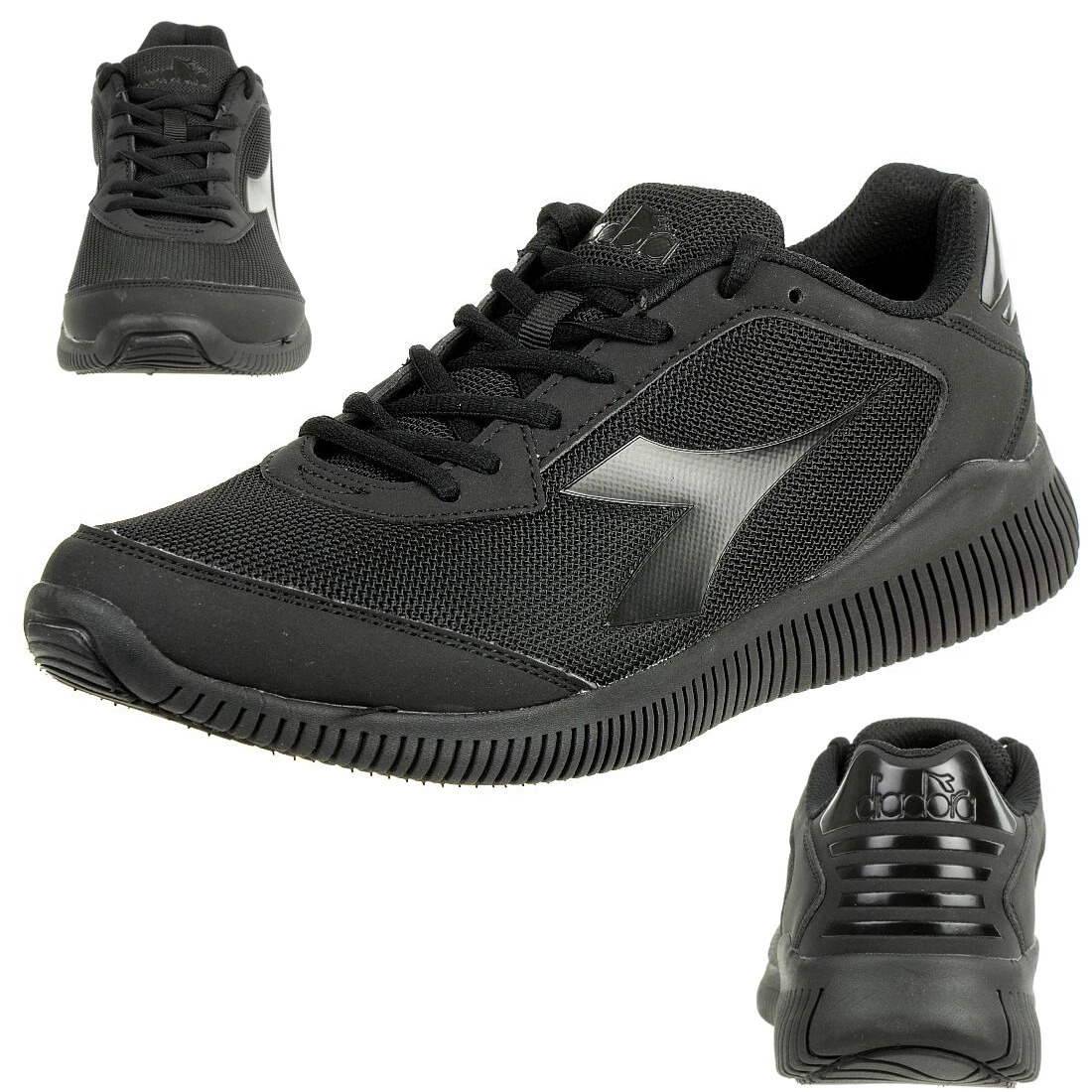 Diadora Homme Aigle 2 Unisexe Basket Chaussure de Sport Noir eBay