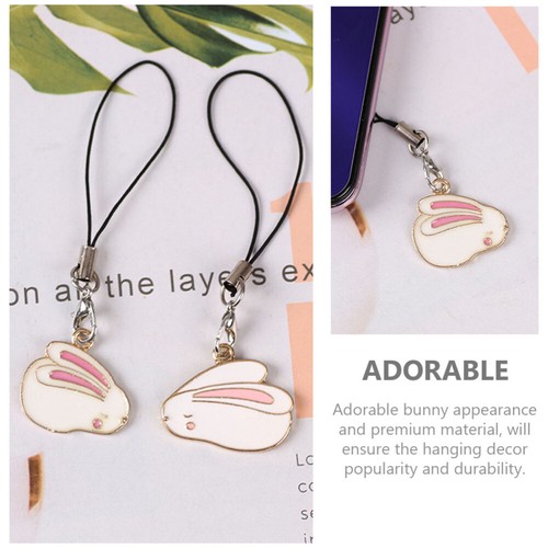 Set of 3 Handy Kette Telefon Charme Lanyard Hase Schlüsselanhänger - 第 9/12 張圖片