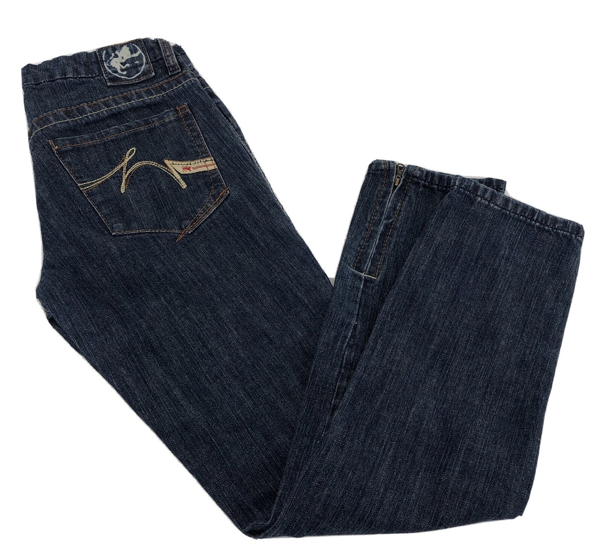 Parasuco Denim Legend Blue Jeans Women's Size 28 Zip Ankle