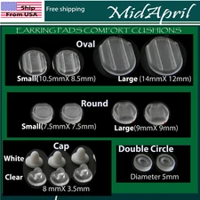 EARRING PADS COMFORT CUSHIONS for CLIP ON EARRING CONVERTERS