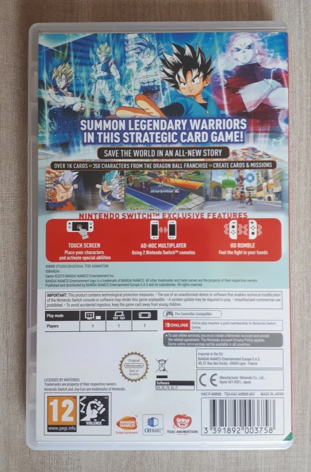 SUPER DRAGON BALL HEROES WORLD MISSION PER NINTENDO SWITCH USATO, foto 2 di 5