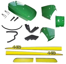 Upper Hood/Fuel Door Kit/Cowl Set/Mounting Seal Kit fits John Deere 4410 LOW S/N