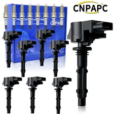 8X OEM Ignition Coil+Iridium Spark plugs Pack For Mercedes-Benz C300 E350 UF535