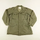 Vintage US Army Jacket Men 34L Green Field M-1943 World War II WW2 Coat Military