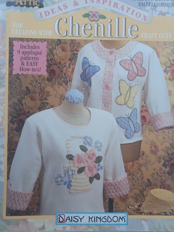 CHENILLE~ craft cuts.DAISY KINGDOM..9 applique patterns