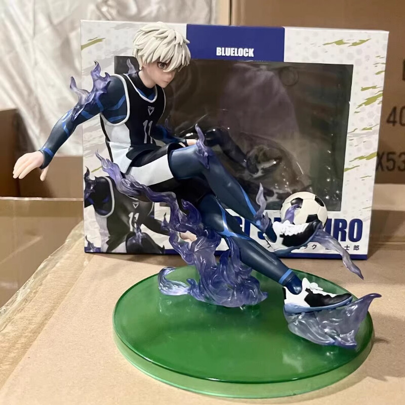 Anime BLUE LOCK Nagi Seishiro Cosplay 1/7 PVC 18cm Figure Model
