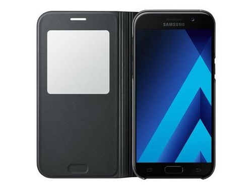 Genuine Samsung S View Flip Case Black for Galaxy A5 (2017) EF-CA520PBEGWW - Picture 5 of 5