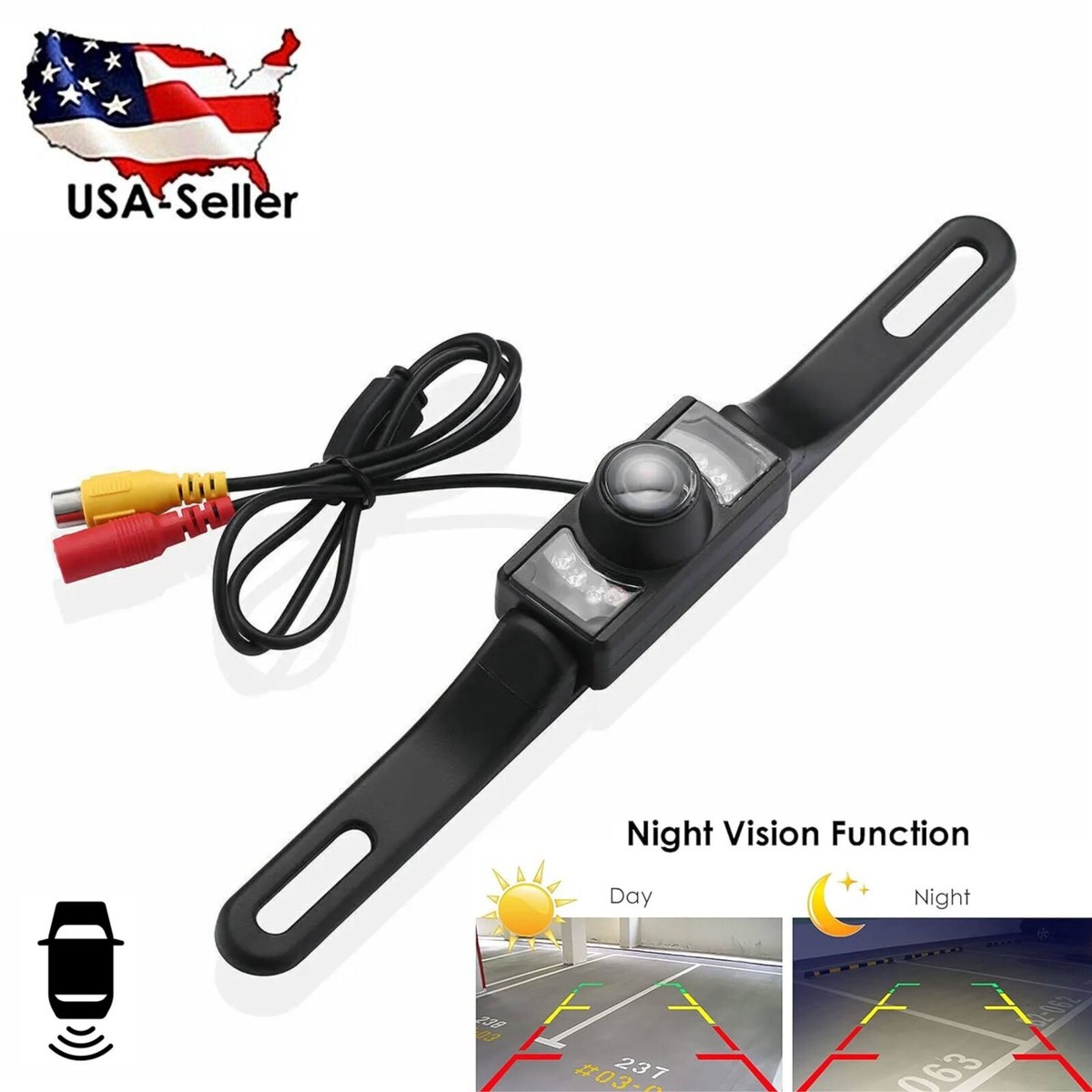 Rear View Camera Backup License Plate Night Vision for ALPINE
