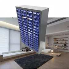 Sixty-drawer Metal Cabinet Parts Storage Cabinet Industrial Hardware Organizing