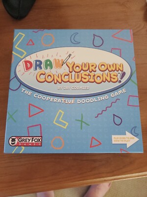 Draw Your Own Conclusions: The Cooperative Doodling Game New Open Box