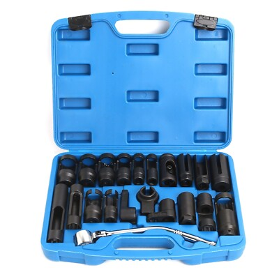 #ad 21 Pcs Oxygen Sensor Socket Set Oil Pressure Sending Unit Socket Removal Kit $89.00