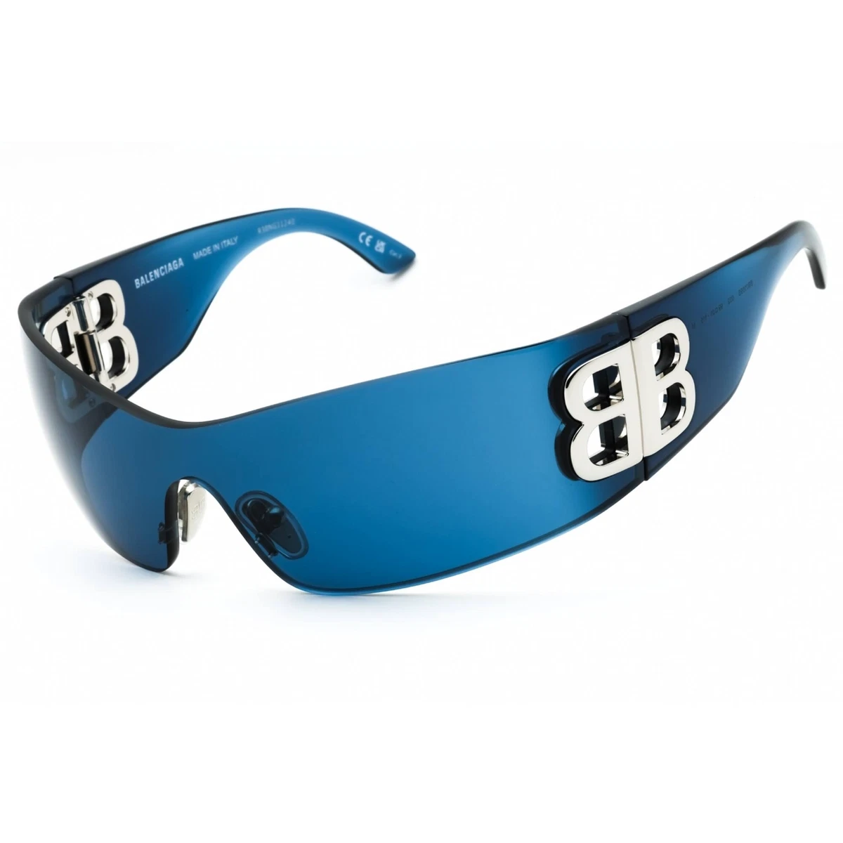 Balenciaga Women\'s Blue Sunglasses - like new condition BALENCIAGA | BB0157S 009 | BLUE | SWIFT OVAL SUNGLASSES  main image 3
