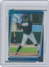 Cristian Pache 2021 Panini Chronicles #21 Clearly Donruss Atlanta Braves