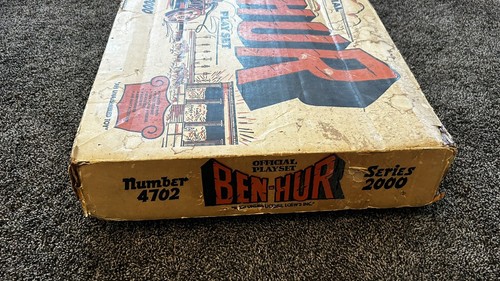 RARE 1959 MARX BEN HUR PLAYSET SERIES 2000 #4702 W/ Box, Instructions EX - Picture 19 of 22