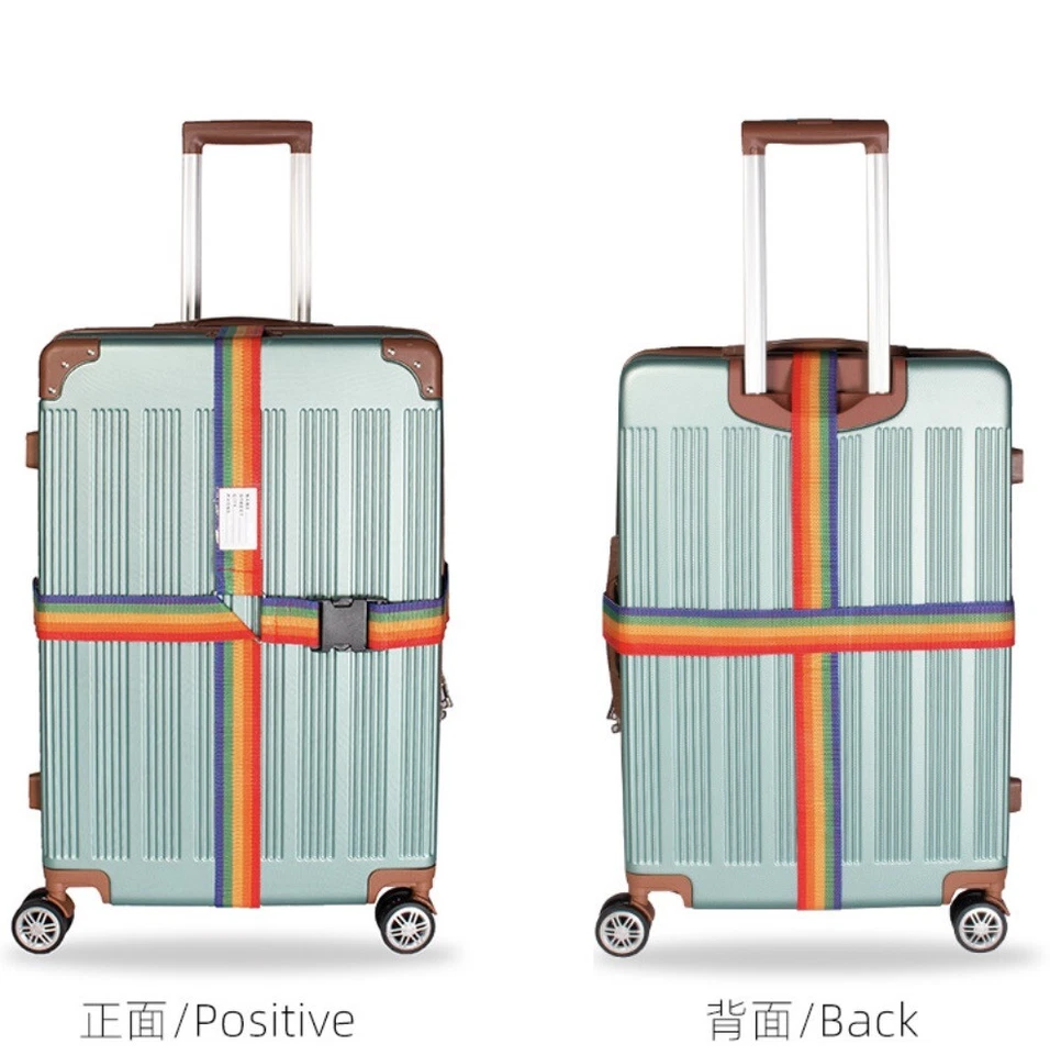 Kreuz-Kofferband Koffergurt Gepäckband Kofferriemen Gepäckgurt verstellbar NEU - Bild 4 von 4