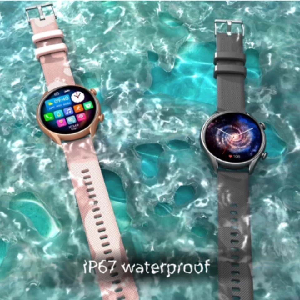 SKMEI Smart Watch 1.32 Inch Heart Rate Blood Pressure Monitoring IP68 Waterproof - Image 3 of 4