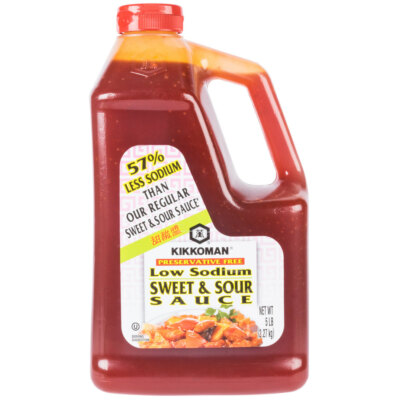 Kikkoman 5 lb Less Sodium, Sweet and Sour Sauce (select quantity below)