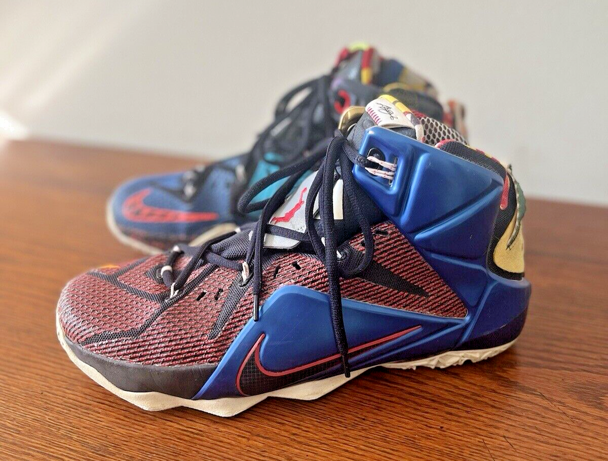 Nike LeBron 12 SE What The Sneakers Men's Size 9 802193-909 Nike LeBron 12 SE What The Sneakers Men's Size 9 802193-909