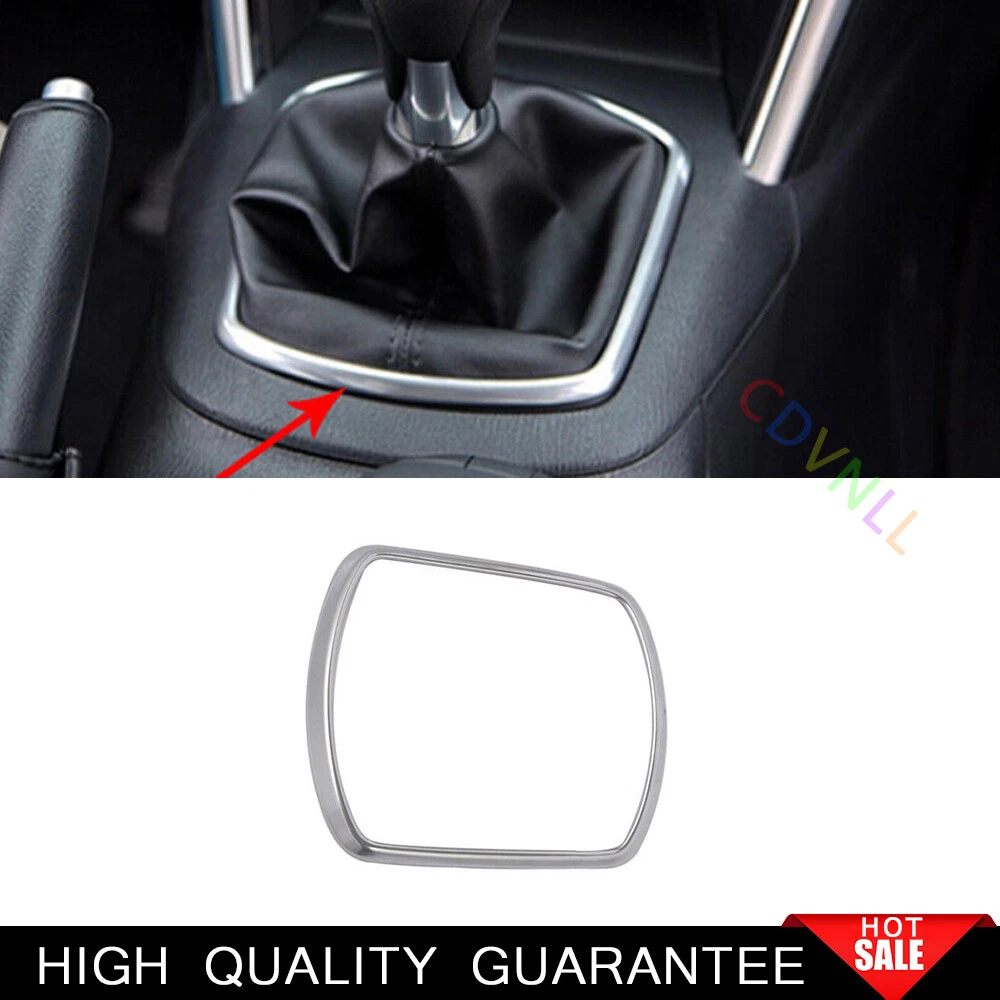 For Mazda CX-5 2013-2015 Matte Silver Central Console Gear Shift Frame Trim 1PCS