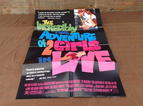1995 2 Girls In Love Original Movie House Full Sheet Poster