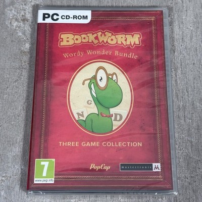 Bookworm Wordy Wonder Bundle PC CD-Rom Spiel - NEU Sealed Drei Spiele Sammlung