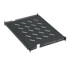 Rackworks Universal Rack Mounting 1U Sliding Shelf with 13.8" Depth, GRW-SHE...