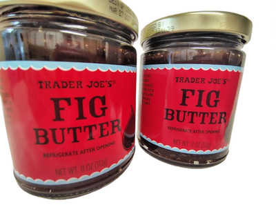 Trader Joe's FIG BUTTER 11oz, BB 3/2027, Lot of 2, Free Shipping