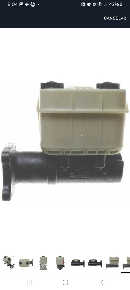 Brake Master Cylinder-Power Brakes ACDelco 18M870 - Image 2 of 4